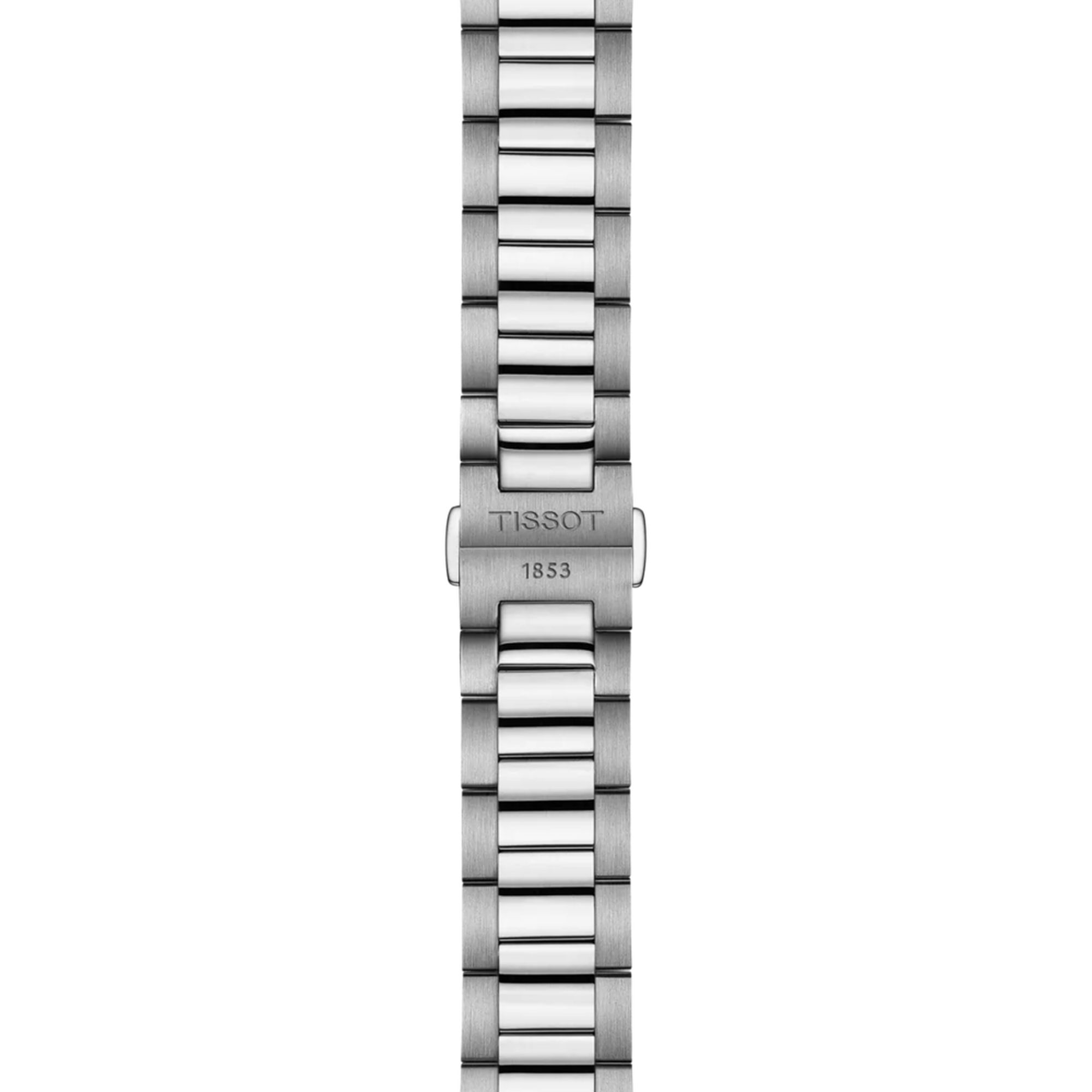 Tissot T-Classic PR 100 quartz black dial stainless steel bracelet 40 mm