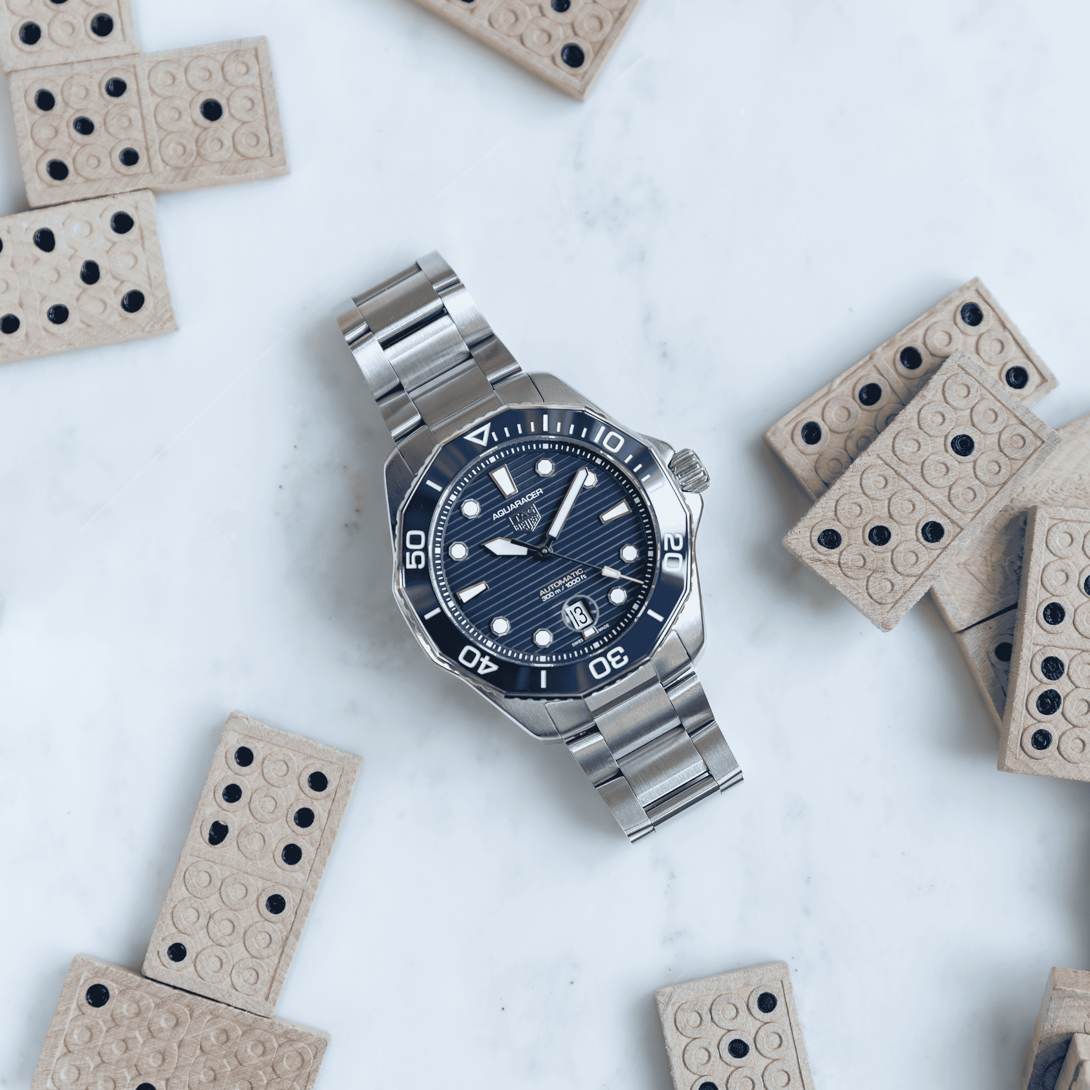Montre TAG Heuer Aquaracer Professional 300 Date Calibre 5 automatique 43 mm Full Set 2023