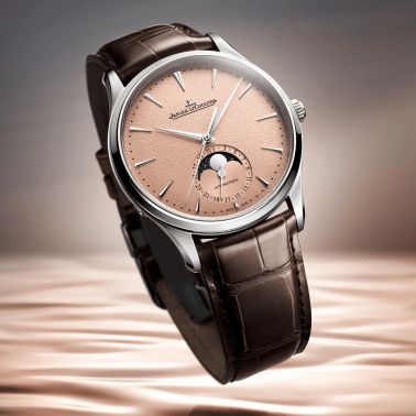 Jaeger-LeCoultre Master Ultra Thin Moon automatic copper dial alligator leather strap 39 mm