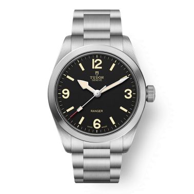 Tudor Ranger automatic black dial steel bracelet 36 mm