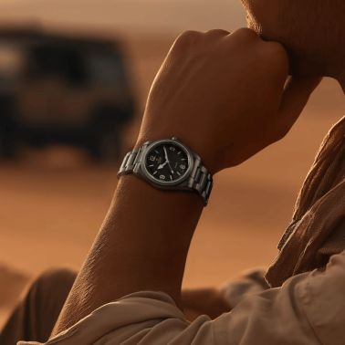 Montre Tudor Ranger automatique cadran noir bracelet acier 36 mm