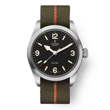 Tudor Ranger automatic black dial fabric bracelet 36 mm