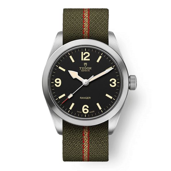 Tudor Ranger automatic black dial fabric bracelet 36 mm