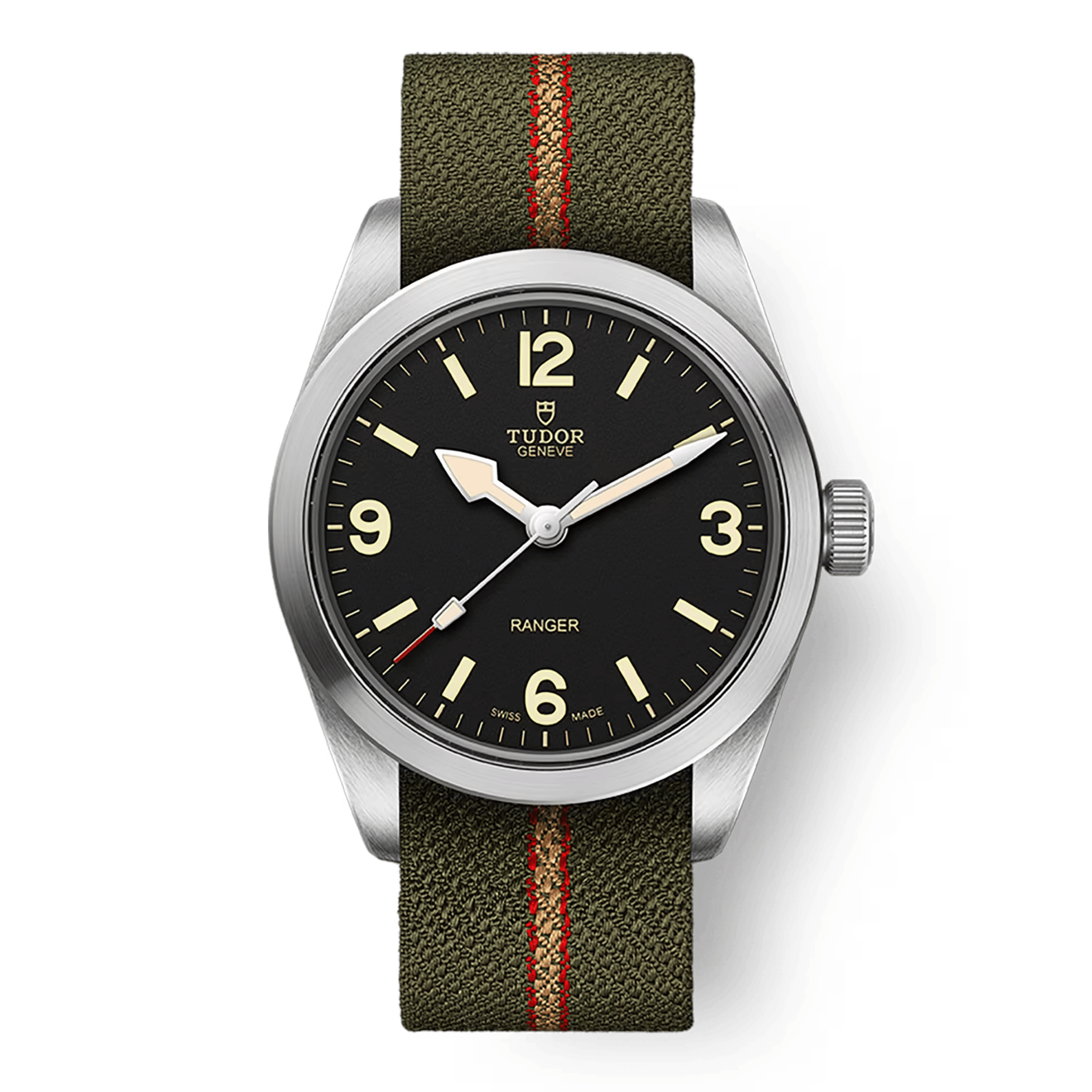 Tudor Ranger automatic black dial fabric bracelet 36 mm