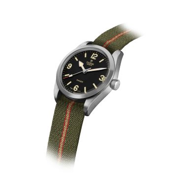 Tudor Ranger automatic black dial fabric bracelet 36 mm
