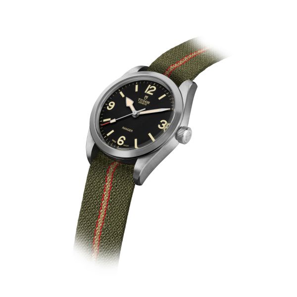 Tudor Ranger automatic black dial fabric bracelet 36 mm