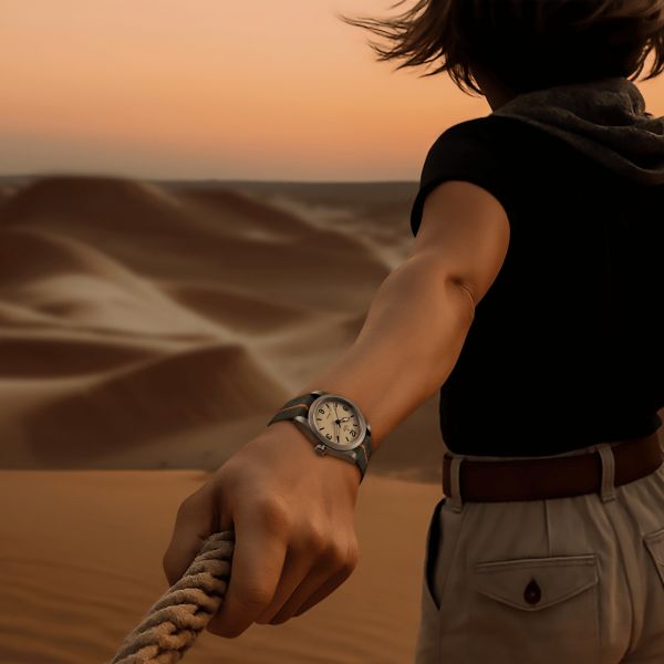 Tudor Ranger automatic beige dial steel bracelet 36 mm