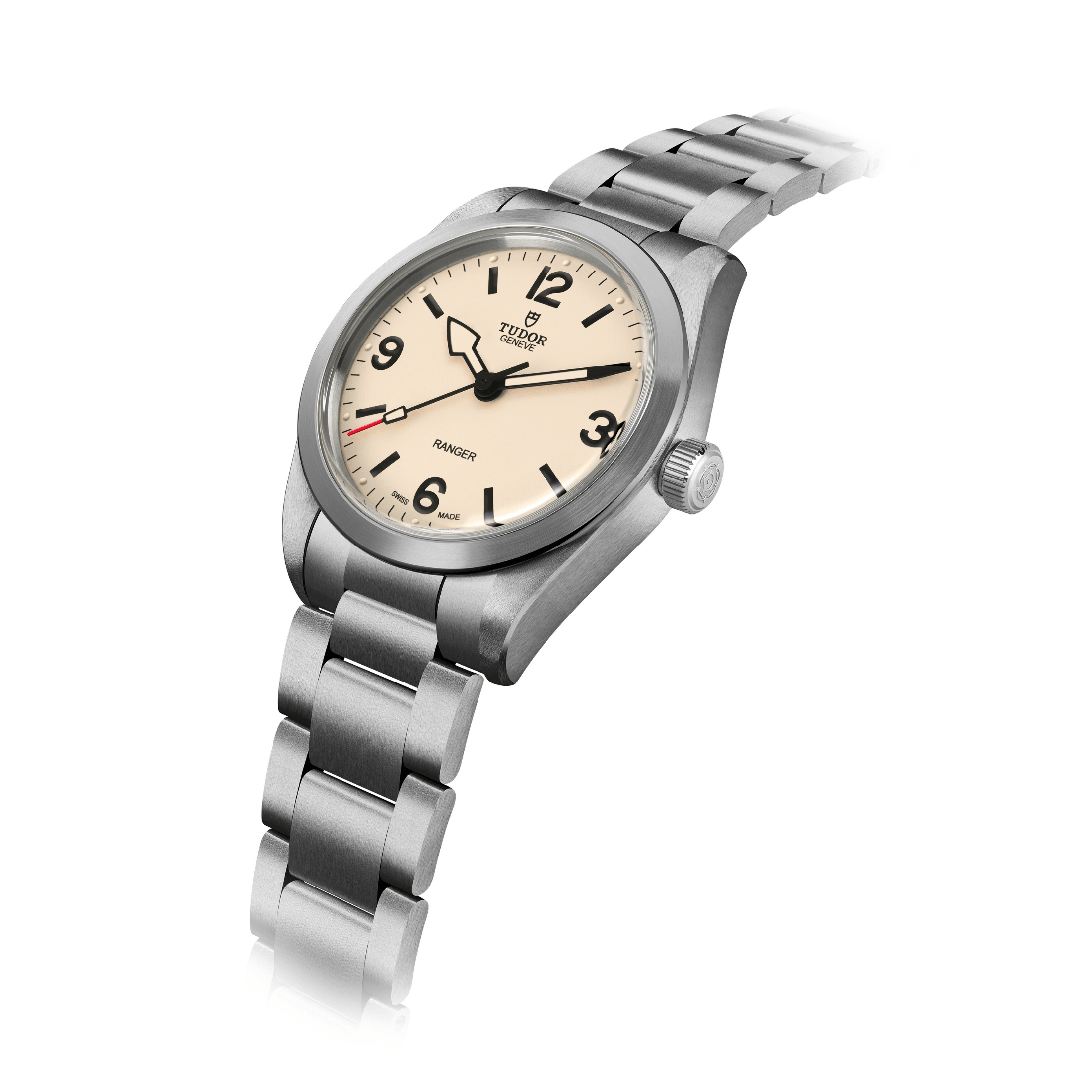 Montre Tudor Ranger automatique cadran beige bracelet acier 36 mm