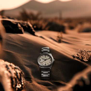 Montre Tudor Ranger automatique cadran beige bracelet acier 36 mm