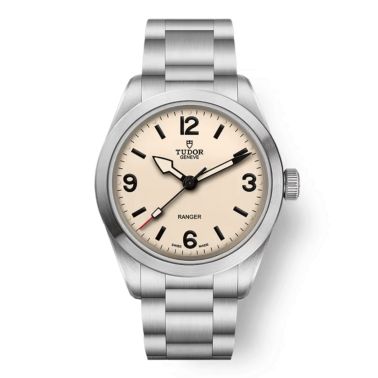 Tudor Ranger automatic beige dial steel bracelet 39 mm