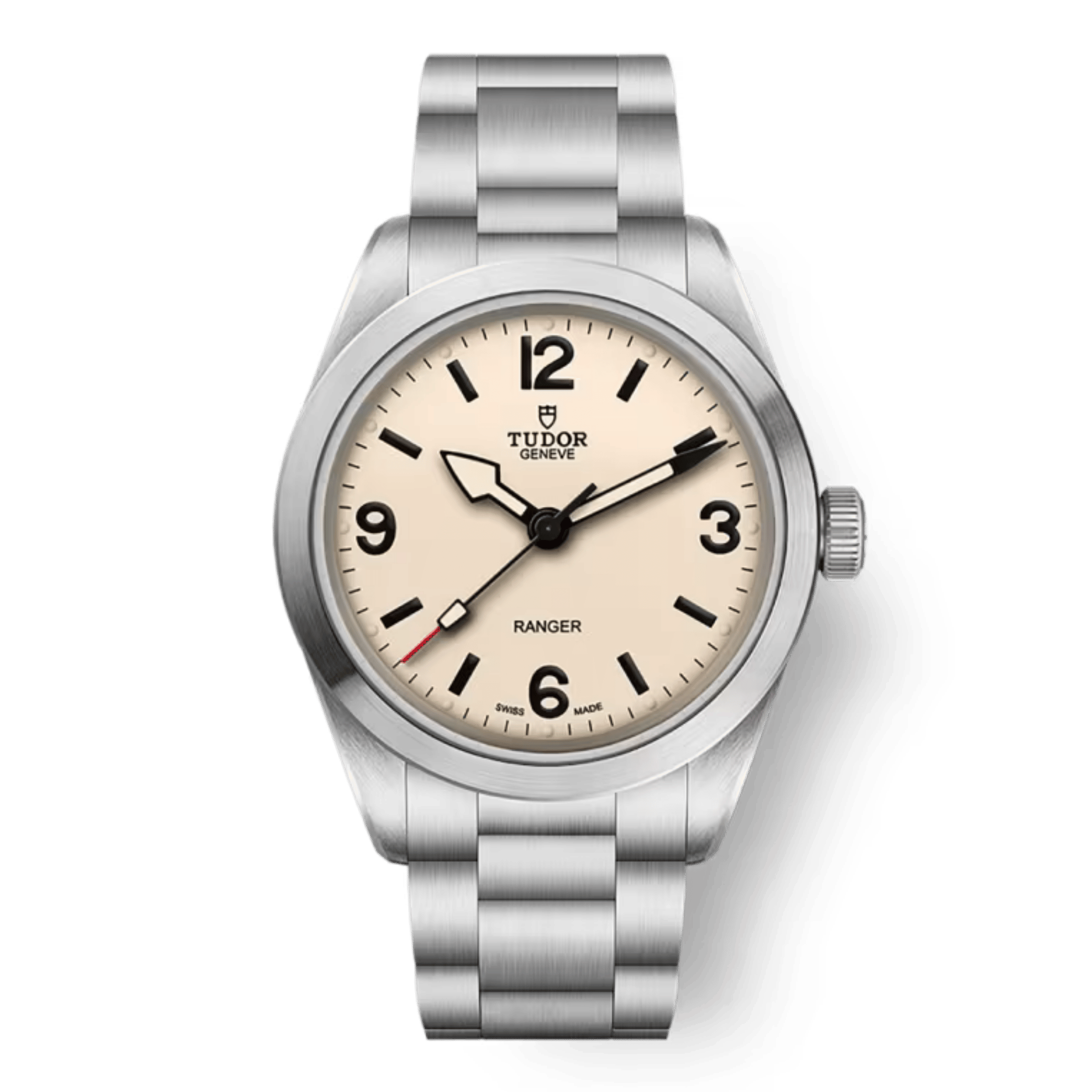 Tudor Ranger automatic beige dial steel bracelet 39 mm