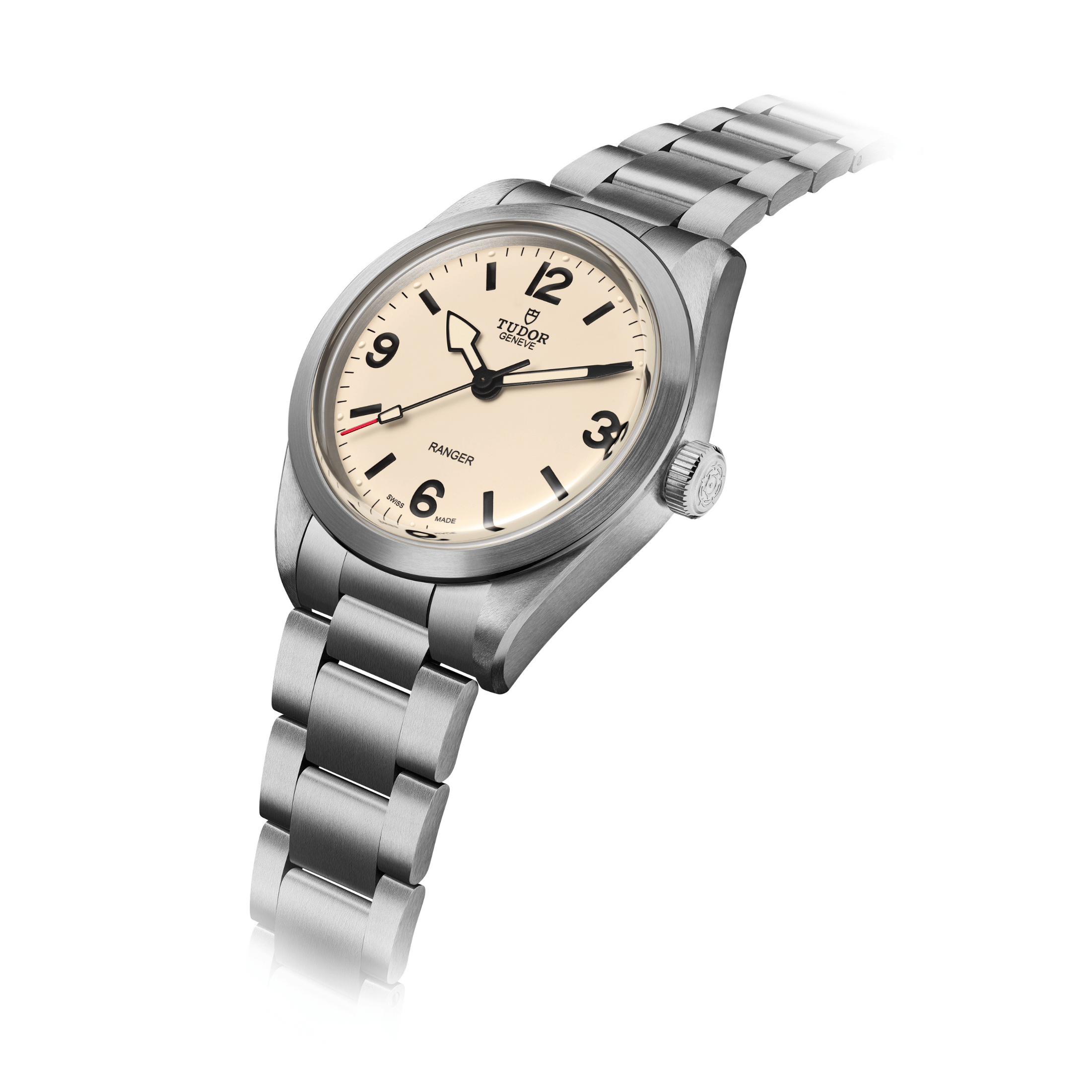 Tudor Ranger automatic beige dial steel bracelet 39 mm