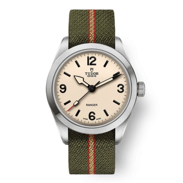 Tudor Ranger automatic beige dial fabric bracelet 39 mm