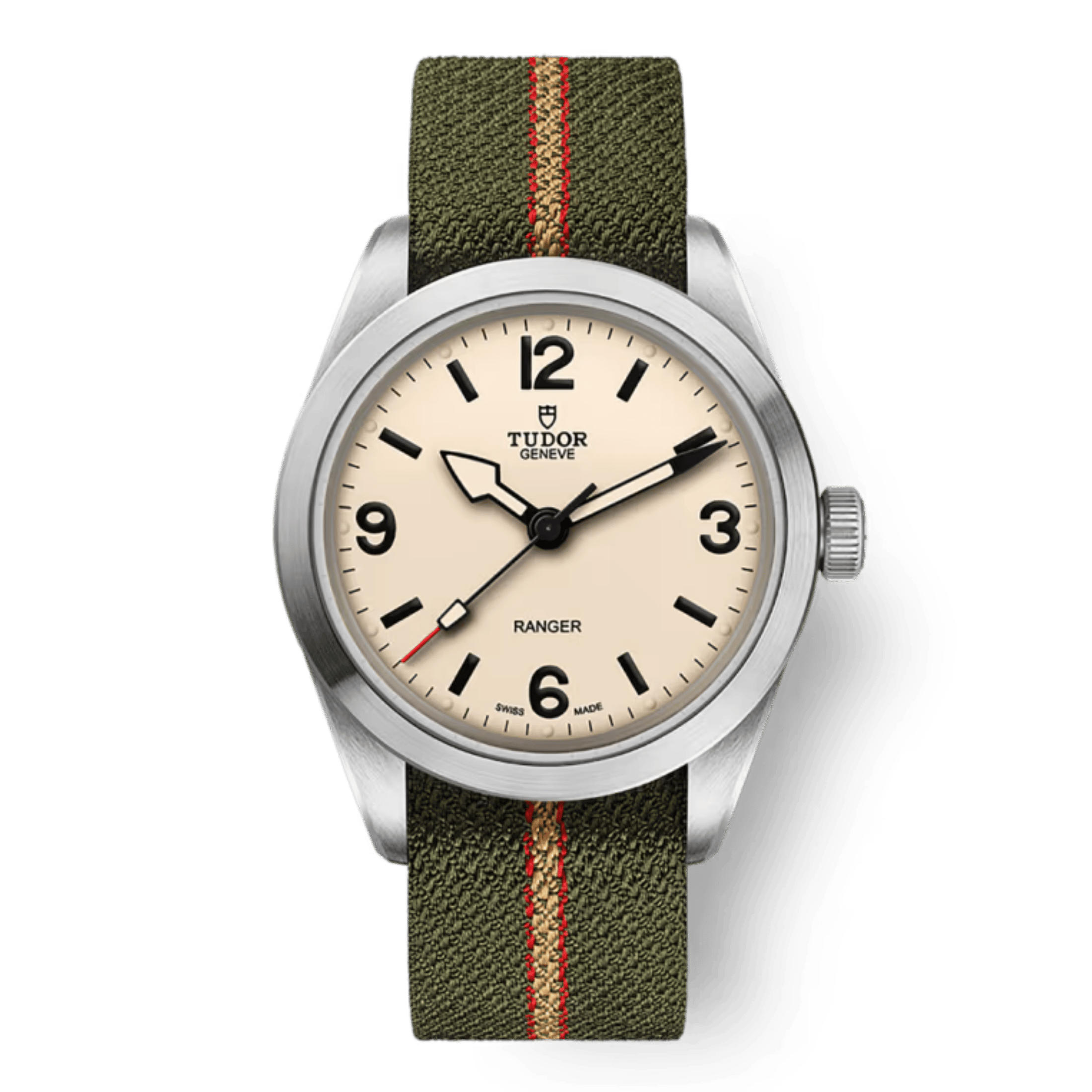 Tudor Ranger automatic beige dial fabric bracelet 39 mm