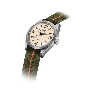 Tudor Ranger automatic beige dial fabric bracelet 39 mm