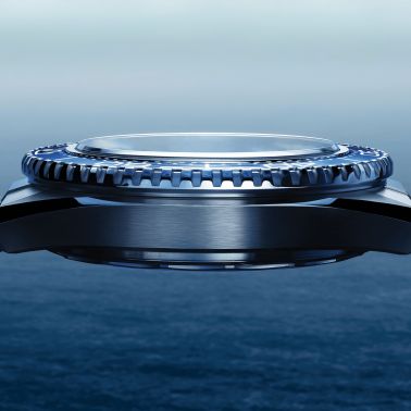 Omega Seamaster Planet Ocean 600m blue bezel black dial steel bracelet 42 mm
