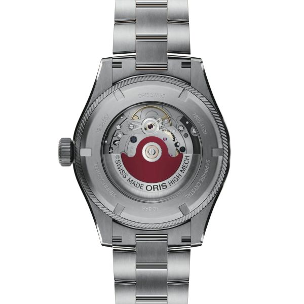 Montre Oris Aviation Propilot Date automatique cadran noir bracelet acier 41 mm