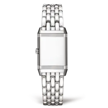Montre Jaeger-LeCoultre Reverso Classic Small remontage manuel cadran argent bracelet acier