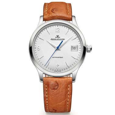 Jaeger-LeCoultre Master Control Classic automatic watch, steel with leather strap, 36 mm