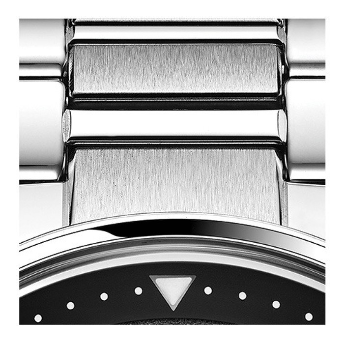 Montre Jaeger-LeCoultre Polaris automatic cadran noir bracelet acier 41 mm