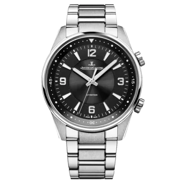 Montre Jaeger-LeCoultre Polaris automatic cadran noir bracelet acier 41 mm