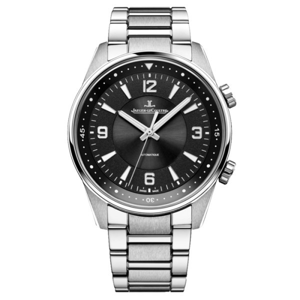 Montre Jaeger-LeCoultre Polaris automatic cadran noir bracelet acier 41 mm