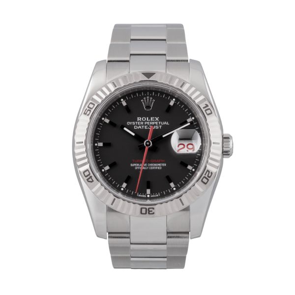 Montre Rolex Oyster Perpetual Datejust Turn-O-Graph Ref. 116264 automatique 36 mm 2004
