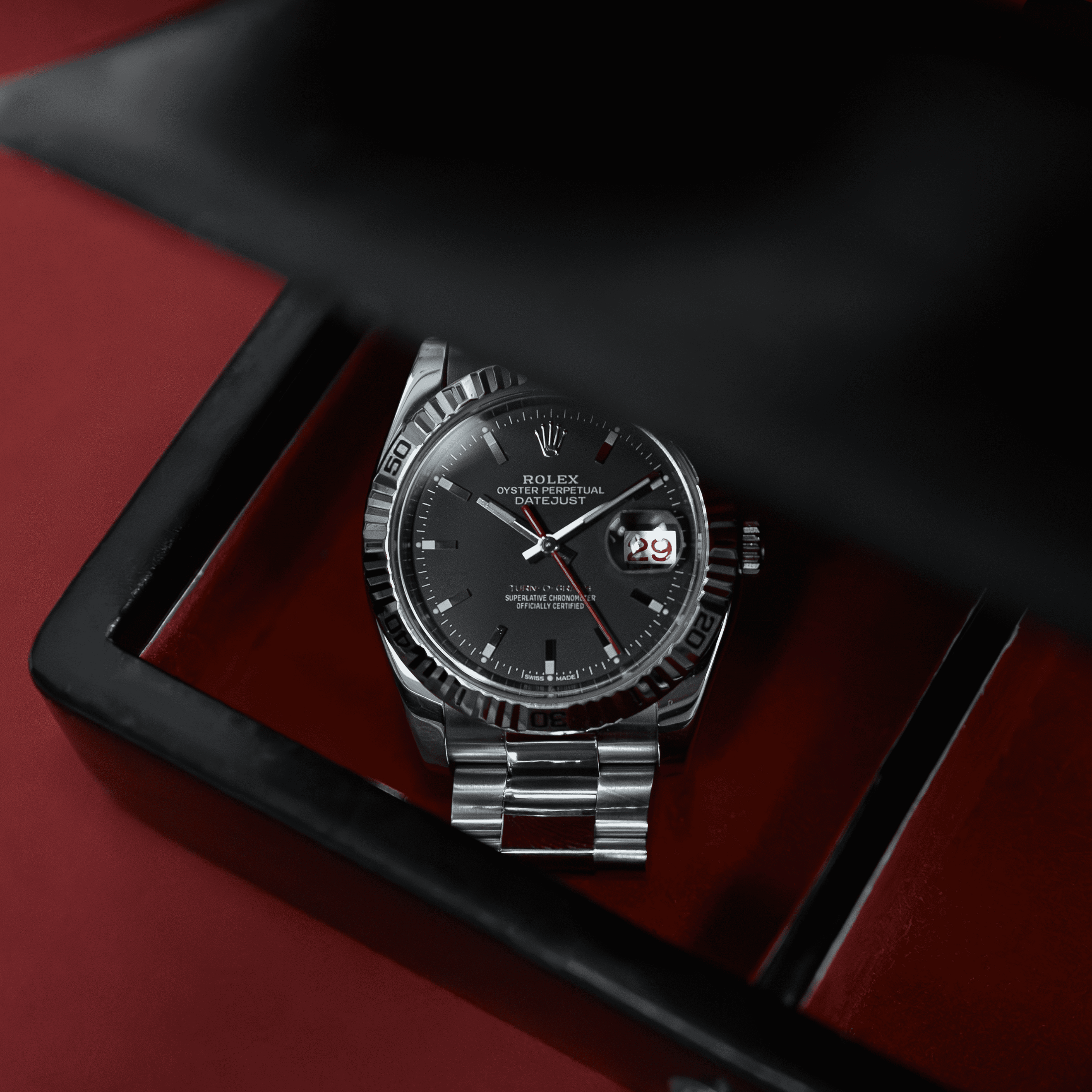 Montre Rolex Oyster Perpetual Datejust Turn-O-Graph Ref. 116264 automatique 36 mm 2004