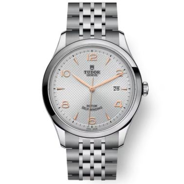 copy ofMontre Tudor 1926 automatique index diamants cadran argent bracelet acier 28 mm