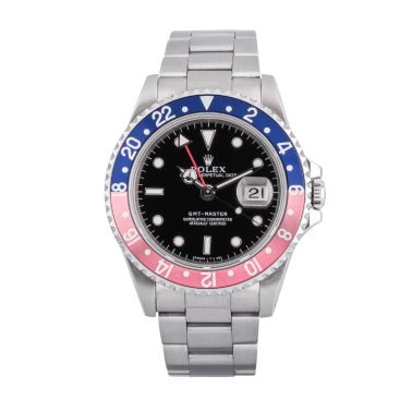 Rolex GMT-Master 16700 "Pepsi Faded" automatic 40 mm Full Set circa 1996