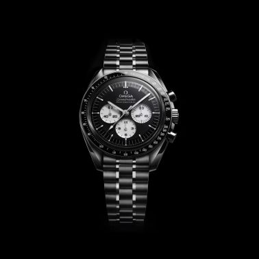 Omega Speedmaster Moonwatch Professional "Black & White" "Reverse Panda" dial steel bracelet 42 mm
