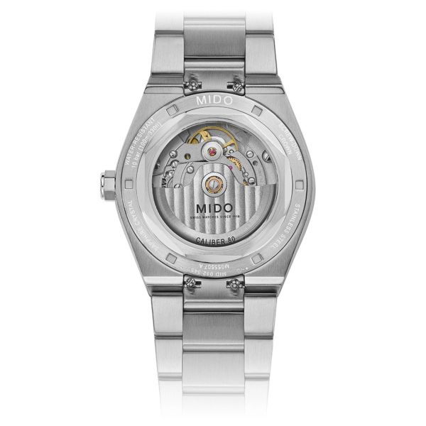 Montre Mido Multifort 8 One Crown automatique cadran bleu bracelet acier 40 mm