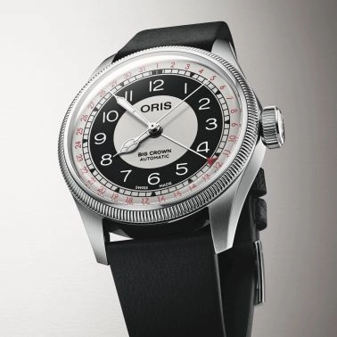 Oris Big Crown Pointer Date “Bullseye” automatic leather strap 38 mm
