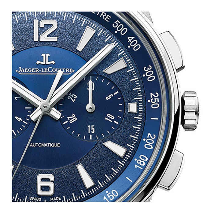 Montre Jaeger-LeCoultre Polaris Chronograph automatique cadran bleu bracelet acier 42 mm