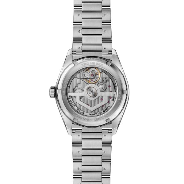 TAG Heuer Carrera Day-Date Automatic champagne dial steel bracelet 41 mm