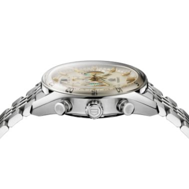 Montre TAG Heuer Carrera Seafarer automatique cadran opalin champagne bracelet acier 42 mm