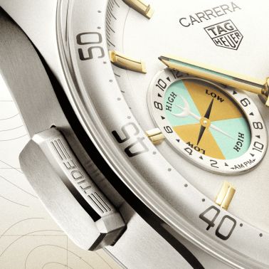 Montre TAG Heuer Carrera Seafarer automatique cadran opalin champagne bracelet acier 42 mm