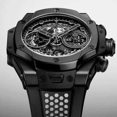Hublot Big Bang Unico SR-A By Samuel Ross All Black automatic rubber strap 42 mm