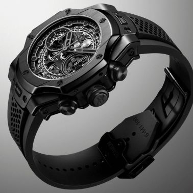 Hublot Big Bang Unico SR-A By Samuel Ross All Black automatic rubber strap 42 mm