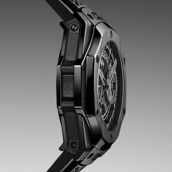 Hublot Big Bang Unico SR-A By Samuel Ross All Black automatic rubber strap 42 mm