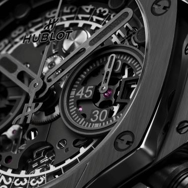 Hublot Big Bang Unico SR-A By Samuel Ross All Black automatic rubber strap 42 mm