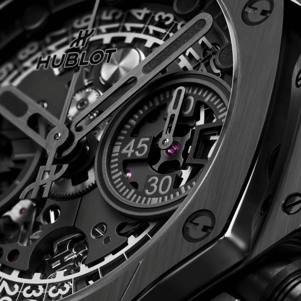 Hublot Big Bang Unico SR-A By Samuel Ross All Black automatic rubber strap 42 mm