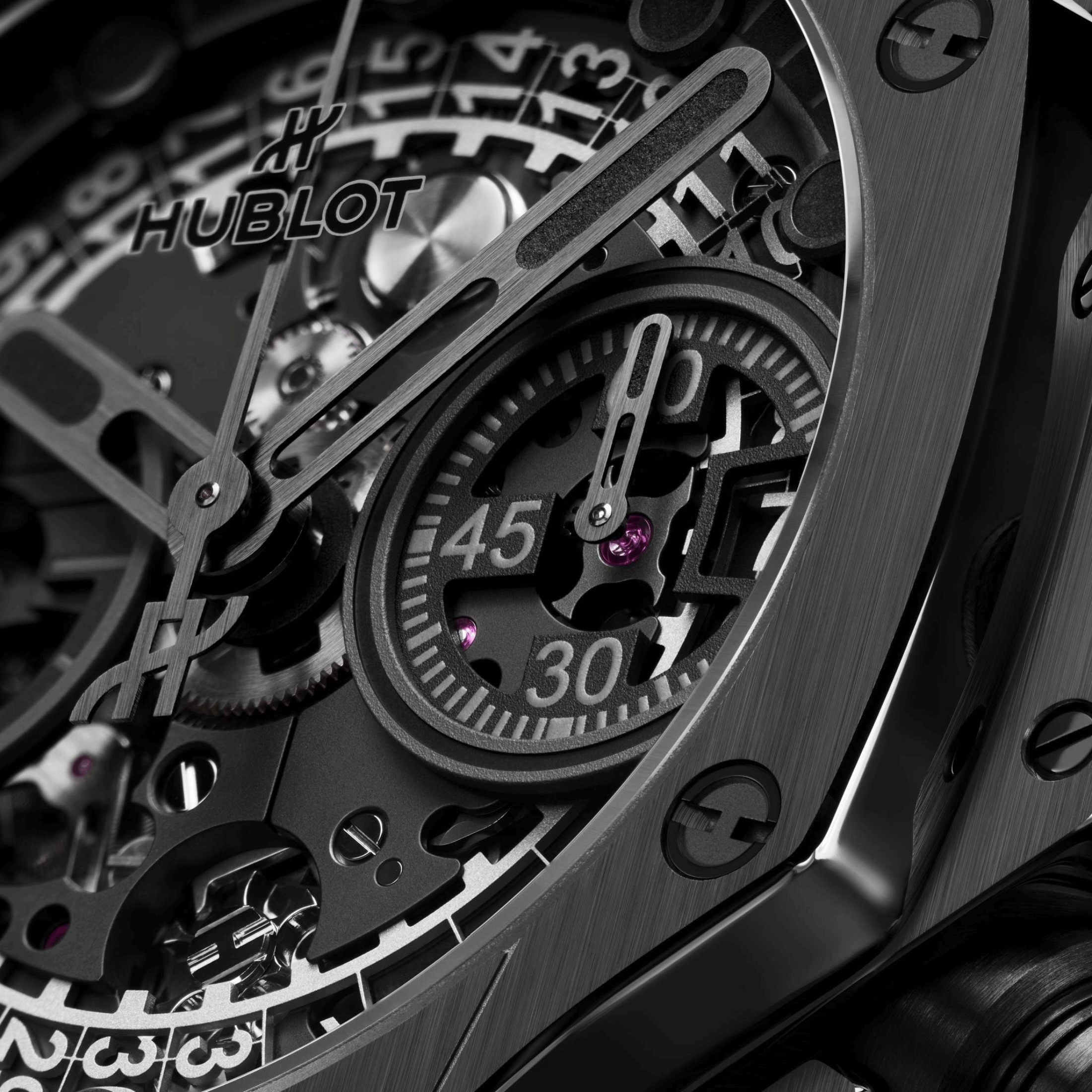 Hublot Big Bang Unico SR-A By Samuel Ross All Black automatic rubber strap 42 mm