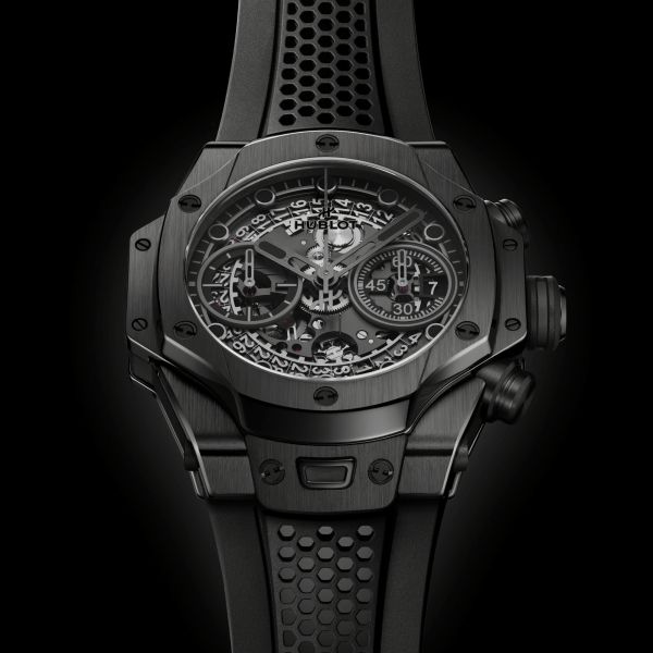 Hublot Big Bang Unico SR-A By Samuel Ross All Black automatic rubber strap 42 mm