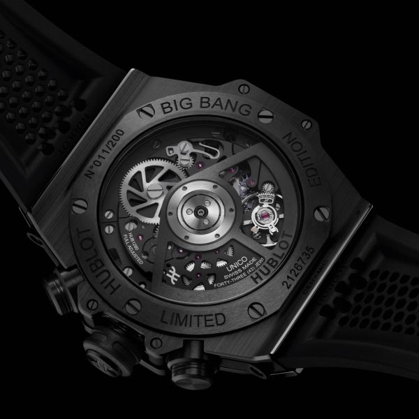 Hublot Big Bang Unico SR-A By Samuel Ross All Black automatic rubber strap 42 mm
