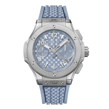 Hublot Big Bang Original Unico Titanium Coal Blue automatic blue dial rubber strap 43 mm