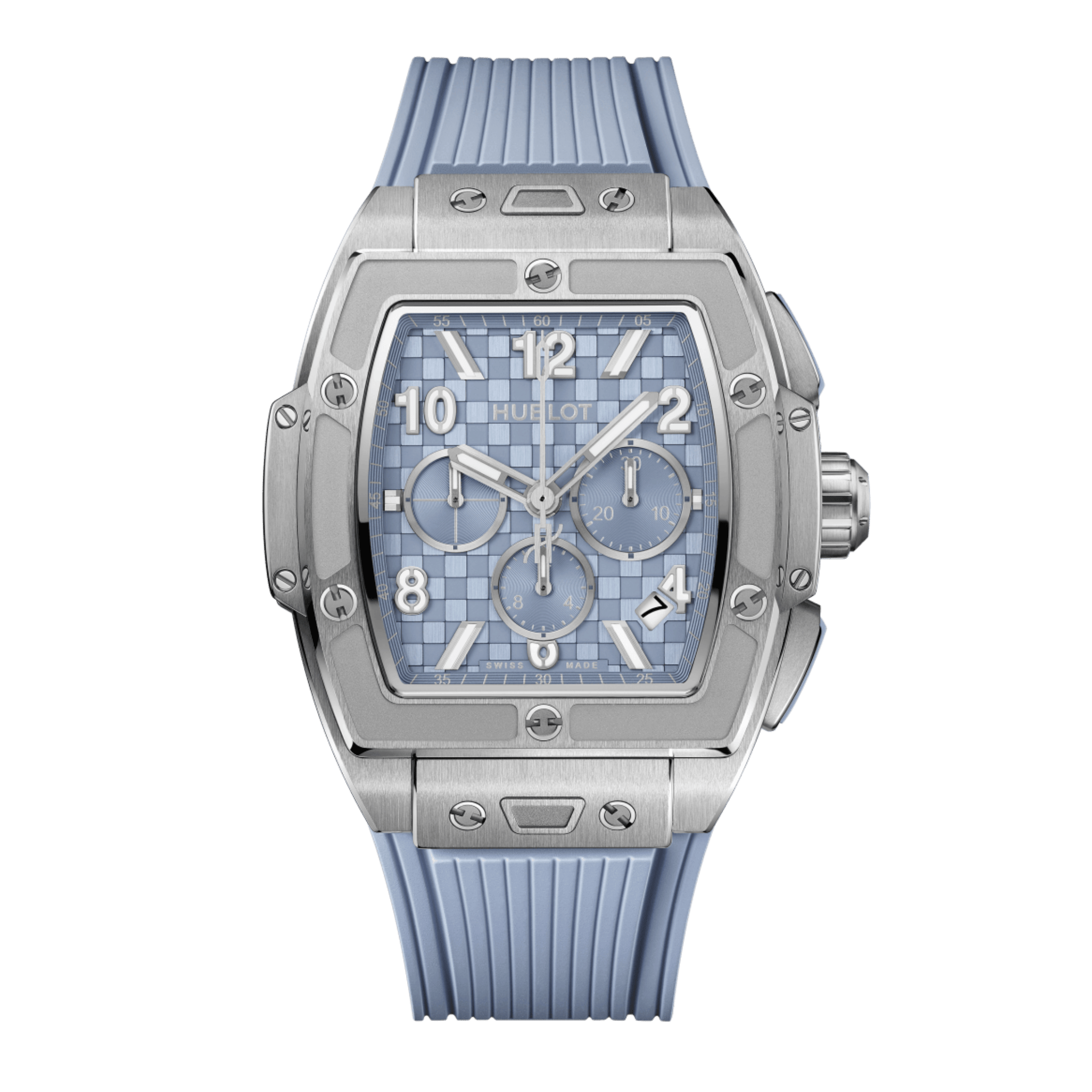 Hublot Spirit of Big Bang Titanium Coal Blue automatic blue dial rubber strap 42 mm