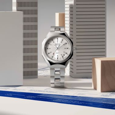 Zenith Defy Revival A3643 automatic silver dial steel bracelet 37 mm