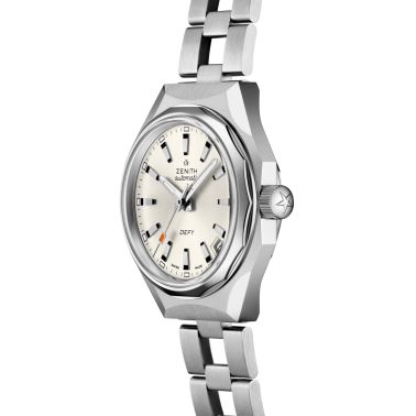 Zenith Defy Revival A3643 automatic silver dial steel bracelet 37 mm