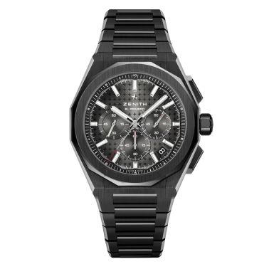 Montre Zenith Defy Skyline Chronographe El-Primero Céramique noire automatique cadran noir bracelet céramique 42 mm